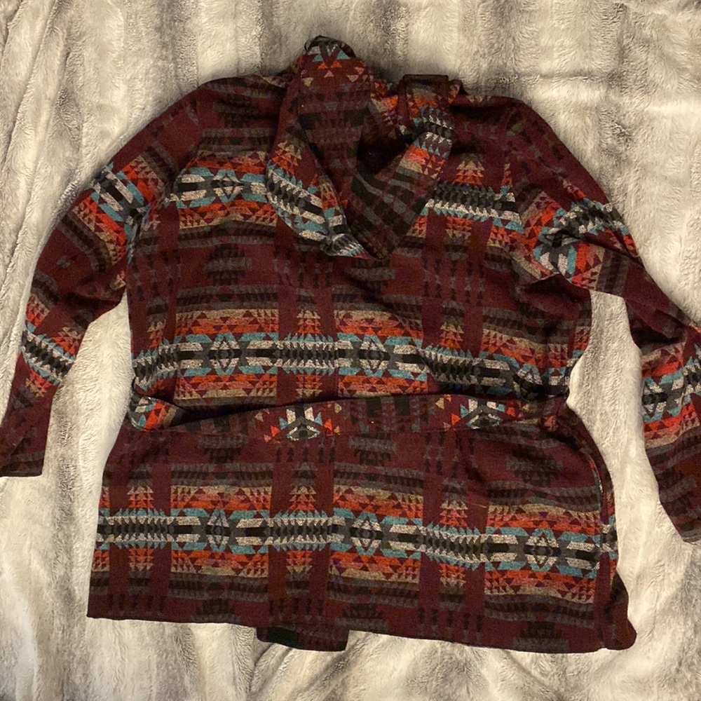 Cripple Creek Women's Tie Front Hooded Wrap Jacket - XXL CR 15649 - Picture 4 of 4